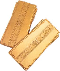 Barrre di gold-pressed latinum