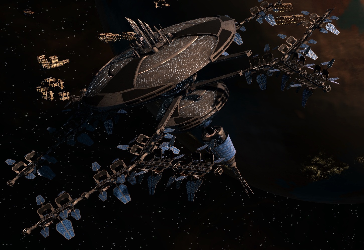 Il Cantiere navale di 40 Eridani-A come appare in Star Trek Online.P37