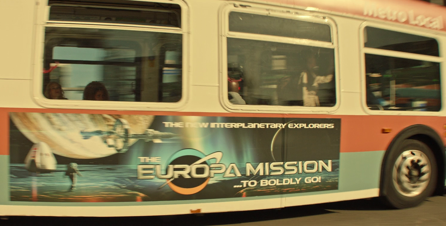 Tabellone promozionale della Europa MissionP37