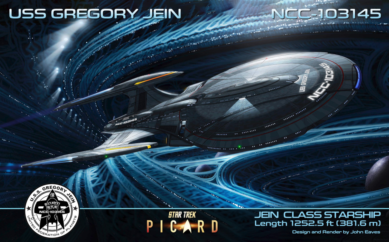 Scheda profilo della Gregory Jein, nave stellare di Classe JeinP37