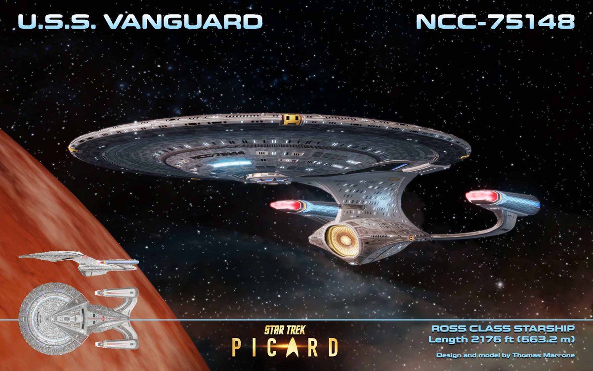 Scheda profilo della USS Vanguard NCC-75148, nave stellare di Classe RossP37