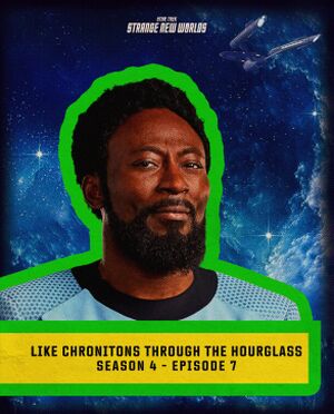 Joseph M’Benga nell'immagine promozionale di Like Chronitons Through the Hourglass
