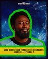 Joseph M’Benga nell'immagine promozionale di Like Chronitons Through the Hourglass