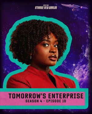 Nyota Uhura nell'immagine promozionale di Tomorrow's Enterprise